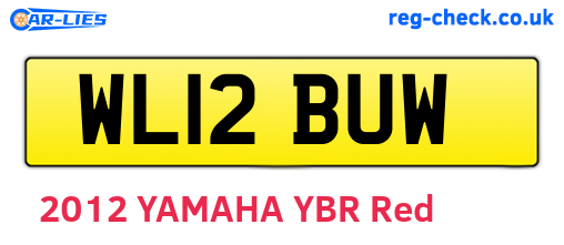 WL12BUW are the vehicle registration plates.