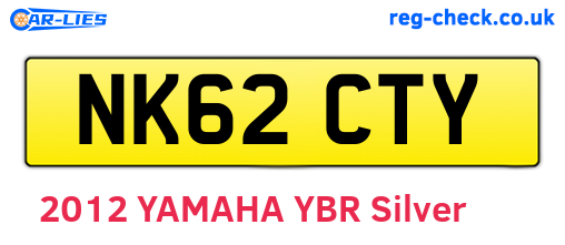 NK62CTY are the vehicle registration plates.