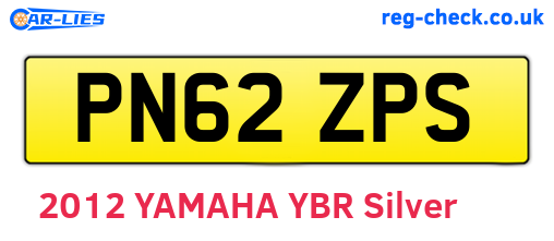 PN62ZPS are the vehicle registration plates.