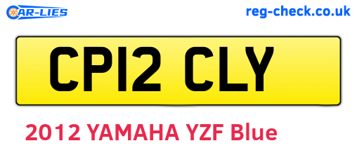 CP12CLY are the vehicle registration plates.