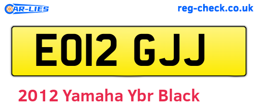Black 2012 Yamaha Ybr (EO12GJJ)