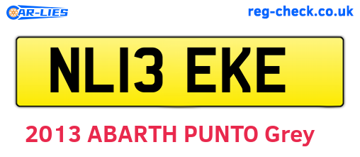 NL13EKE are the vehicle registration plates.