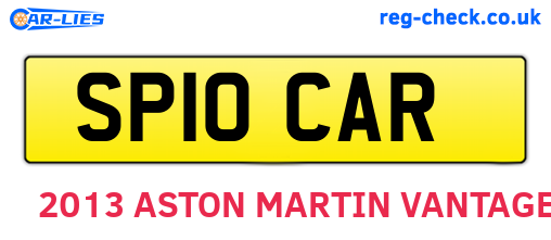 SP10CAR are the vehicle registration plates.