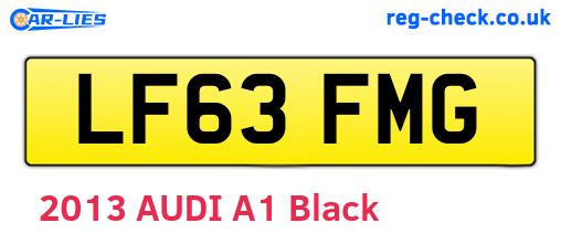 LF63FMG are the vehicle registration plates.