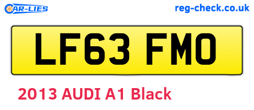 LF63FMO are the vehicle registration plates.