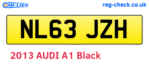 NL63JZH are the vehicle registration plates.