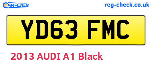 YD63FMC are the vehicle registration plates.