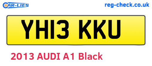 YH13KKU are the vehicle registration plates.