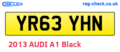 YR63YHN are the vehicle registration plates.