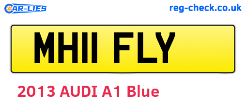 MH11FLY are the vehicle registration plates.