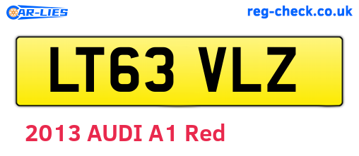 LT63VLZ are the vehicle registration plates.