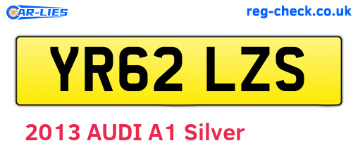 YR62LZS are the vehicle registration plates.