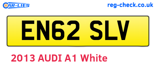EN62SLV are the vehicle registration plates.