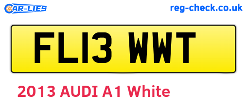 FL13WWT are the vehicle registration plates.