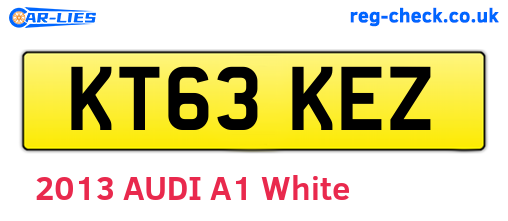 KT63KEZ are the vehicle registration plates.