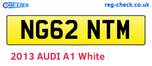 NG62NTM are the vehicle registration plates.