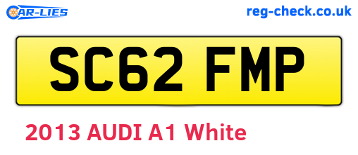 SC62FMP are the vehicle registration plates.