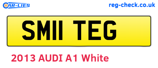 SM11TEG are the vehicle registration plates.