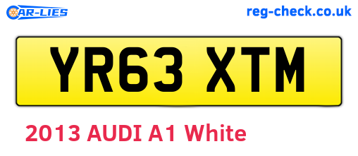 YR63XTM are the vehicle registration plates.