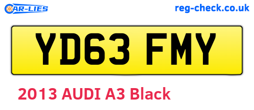 YD63FMY are the vehicle registration plates.