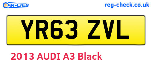 YR63ZVL are the vehicle registration plates.
