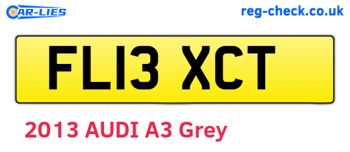 FL13XCT are the vehicle registration plates.
