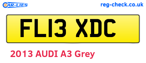 FL13XDC are the vehicle registration plates.