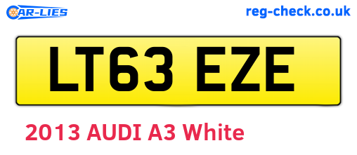 LT63EZE are the vehicle registration plates.
