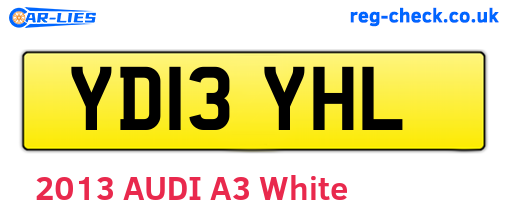 YD13YHL are the vehicle registration plates.