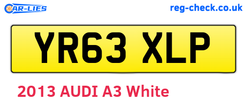 YR63XLP are the vehicle registration plates.