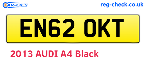 EN62OKT are the vehicle registration plates.