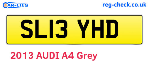 SL13YHD are the vehicle registration plates.