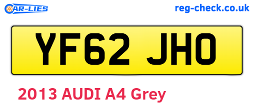 YF62JHO are the vehicle registration plates.