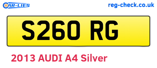 S26ORG are the vehicle registration plates.