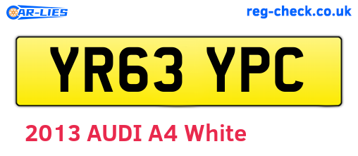 YR63YPC are the vehicle registration plates.