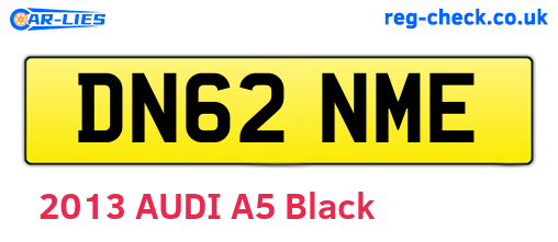 DN62NME are the vehicle registration plates.
