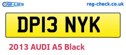 DP13NYK are the vehicle registration plates.