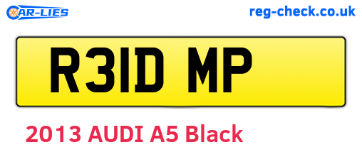 R31DMP are the vehicle registration plates.
