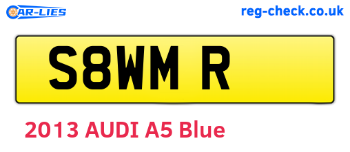 S8WMR are the vehicle registration plates.