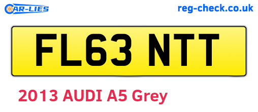 FL63NTT are the vehicle registration plates.