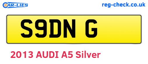 S9DNG are the vehicle registration plates.