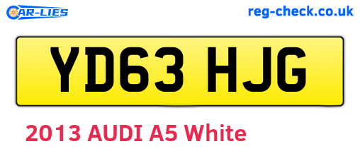 YD63HJG are the vehicle registration plates.