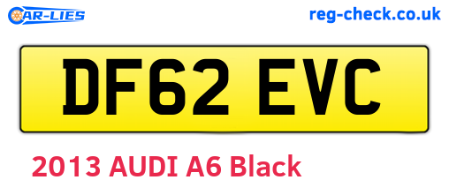 DF62EVC are the vehicle registration plates.