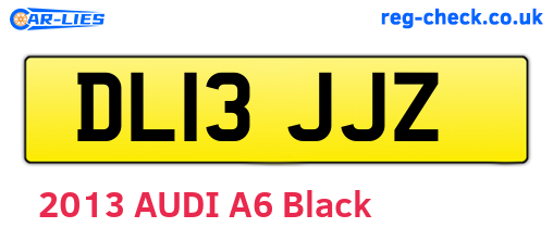 DL13JJZ are the vehicle registration plates.