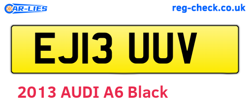 EJ13UUV are the vehicle registration plates.