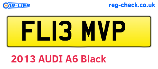 FL13MVP are the vehicle registration plates.