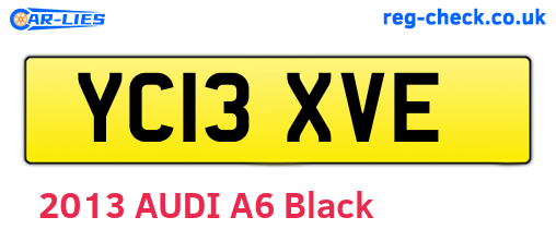 YC13XVE are the vehicle registration plates.