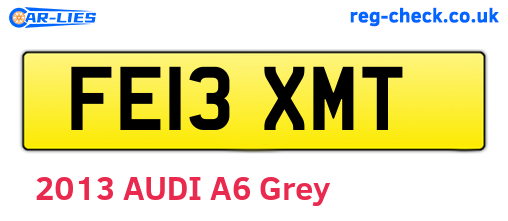 FE13XMT are the vehicle registration plates.
