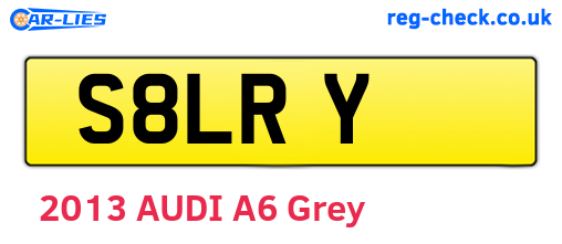 S8LRY are the vehicle registration plates.