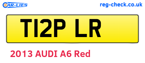 T12PLR are the vehicle registration plates.